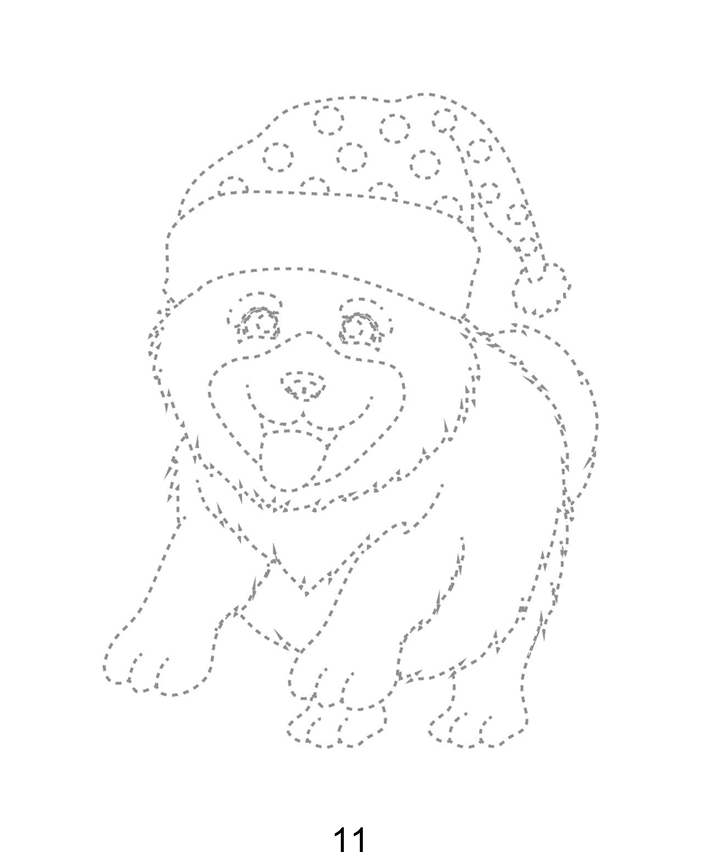 Dog Christmas Trace