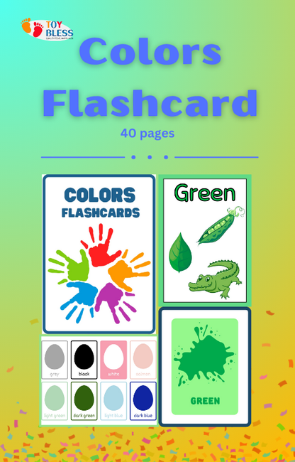 Colors Flash Cards for Early Learning