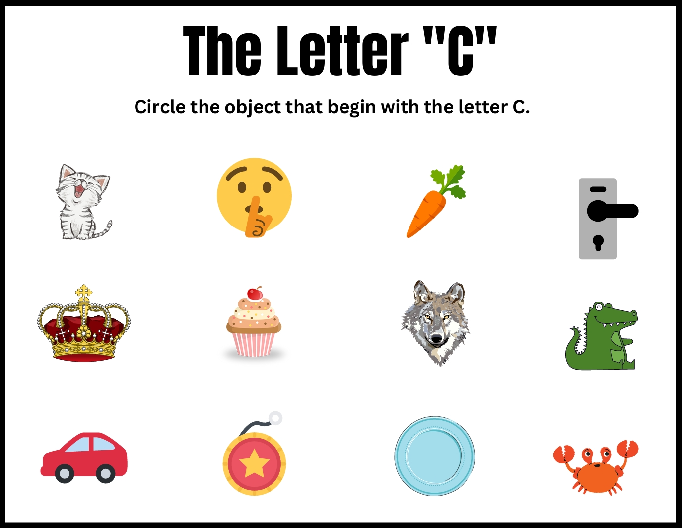 Beginning Sounds Activity Printable Worksheets (Ages 3-8) – Fun Phonics Practice! 🔤🎉