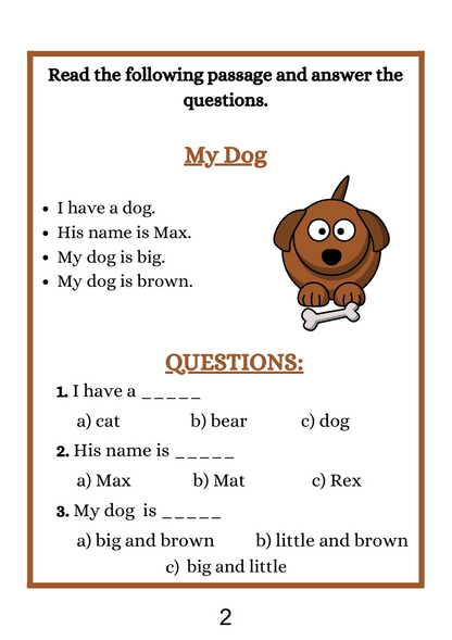 Reading Worksheets
